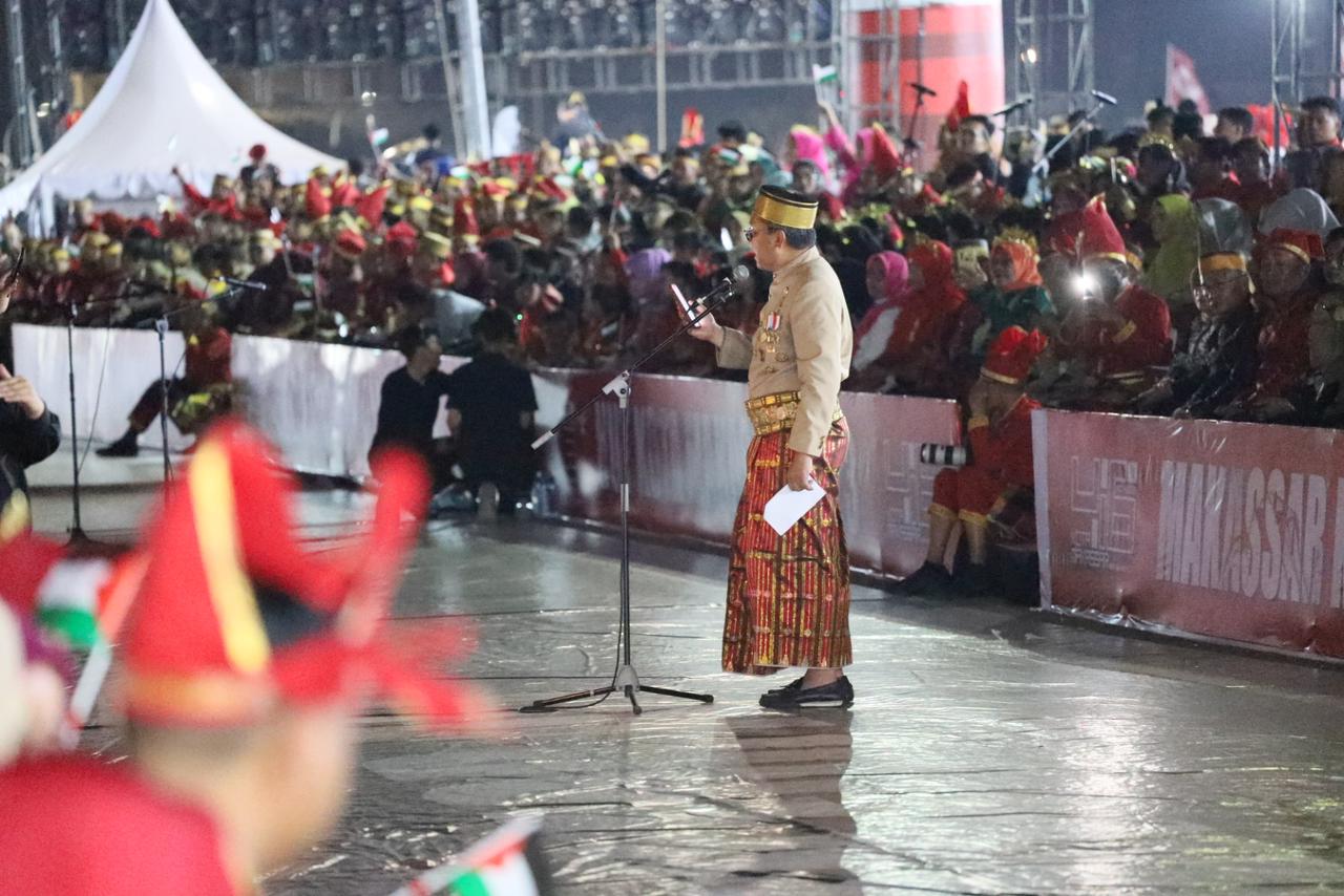 HUT Kota Makassar ke 416 Tahun Jadi Aksi Solidaritas Masyarakat untuk Palestina