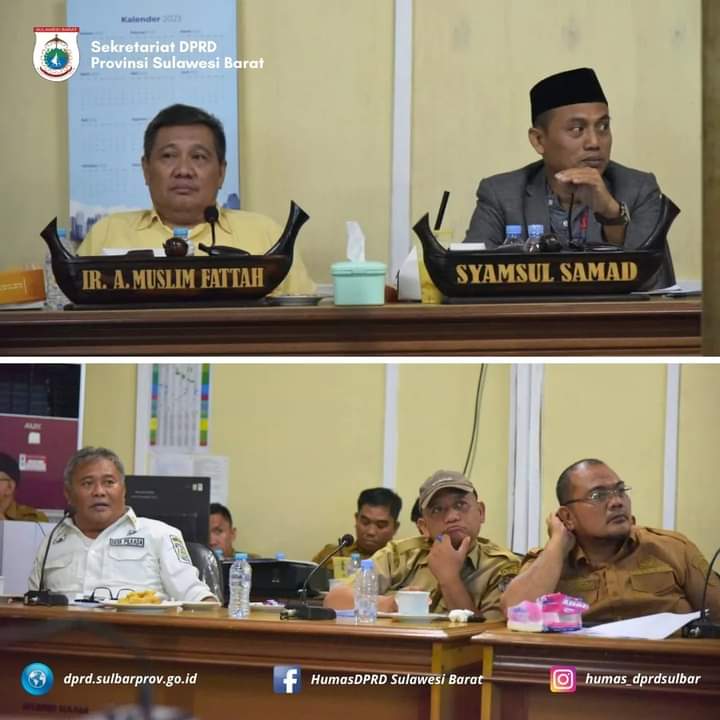 Bahas Program Tahun Anggaran 2024, Sekretariat DPRD Sulbar Raker Bersama Komisi I