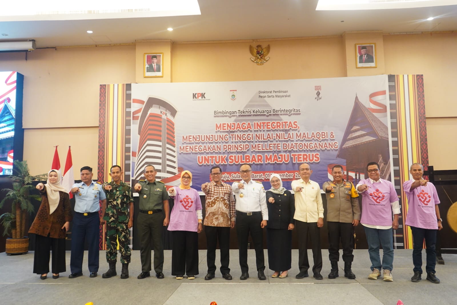 Bimtek KPK, Pj Gubernur Sulbar Minta Kepala OPD Fokus Cegah Korupsi