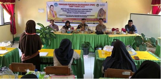Tunjang Standar Proses Pendidikan, Mahasiswa Administrasi Pendidikan UNM Gelar PKM Pelatihan Pembejaran Model Mind Mapping di SDN Padangtangalau Pangkep