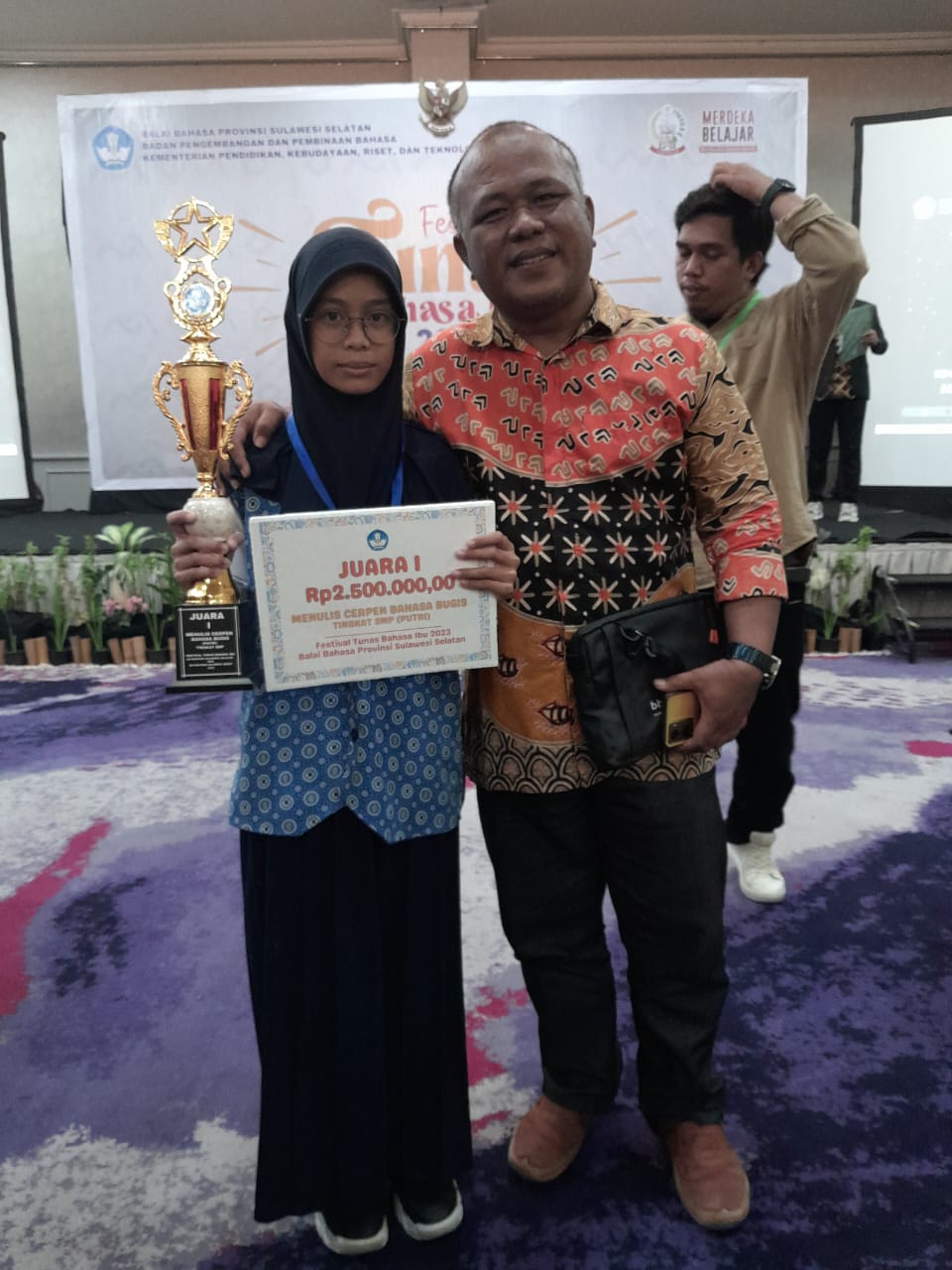 Juara 1 Lomba "Maroki Cerita Ponco" Tingkat Provinsi, Siswa SMPN 4 Parepare Wakili Sulsel ke Nasional