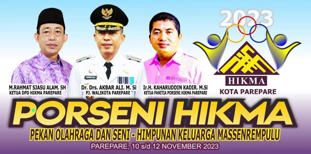 Tepat Hari Pahlawan, Hikma Parepare Gelar Porseni Dibuka Langsung Pj Wali Kota Akbar Ali