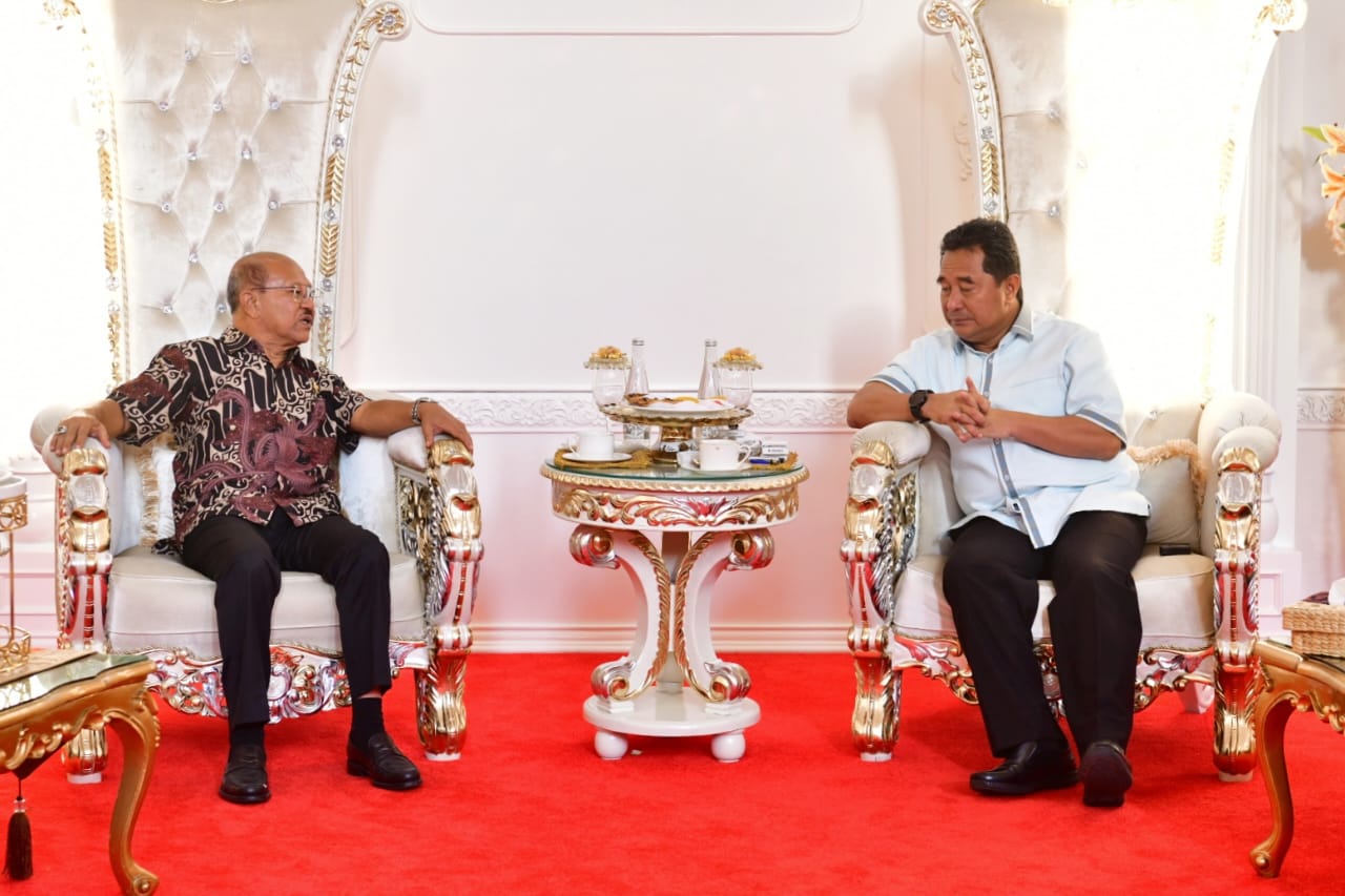 Bupati Jeneponto Temui Pj Gubernur Bahtiar, Laporkan Telah Tandatangani NPHD Pilkada 2024