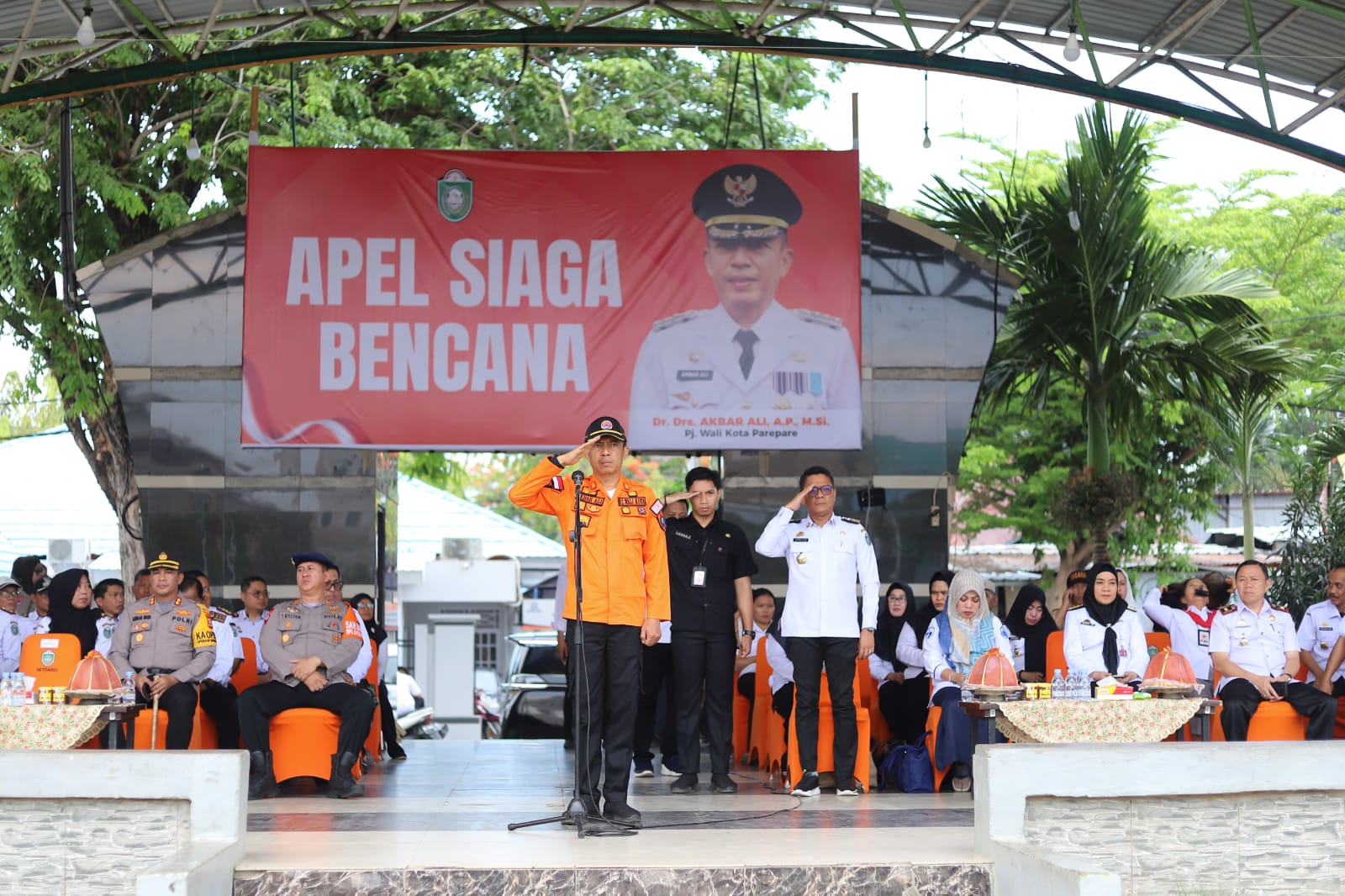 Apel Siaga Bencana Parepare, Pj Wali Kota Akbar Ali Ingatkan Jangan Jalan Sendiri Tangani Bencana, Harus Sinergi