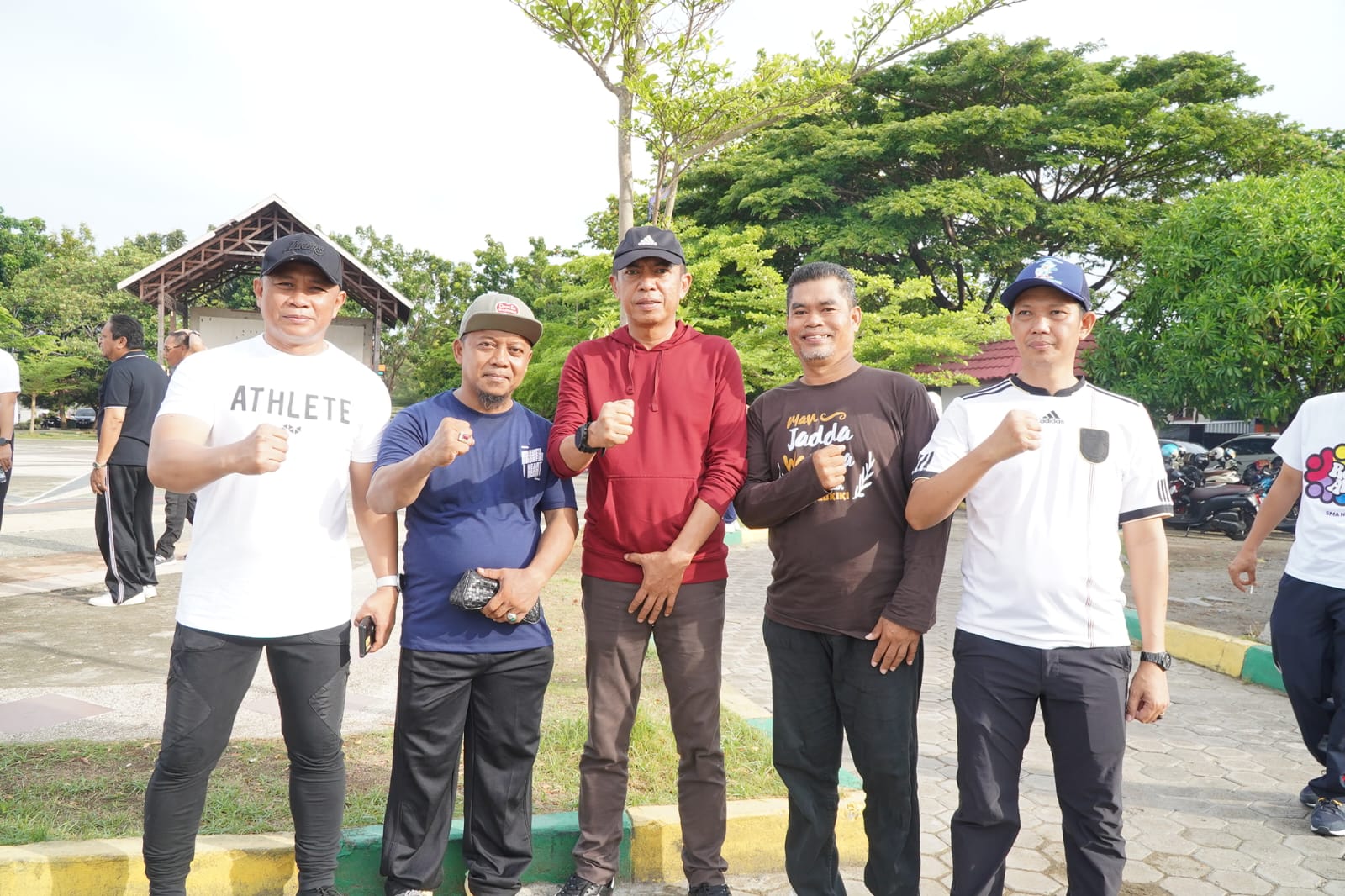 Camat Ujung Bersama Jajaran Turut Meriahkan Senam Sehat HUT ke-24 Dharma Wanita Persatuan