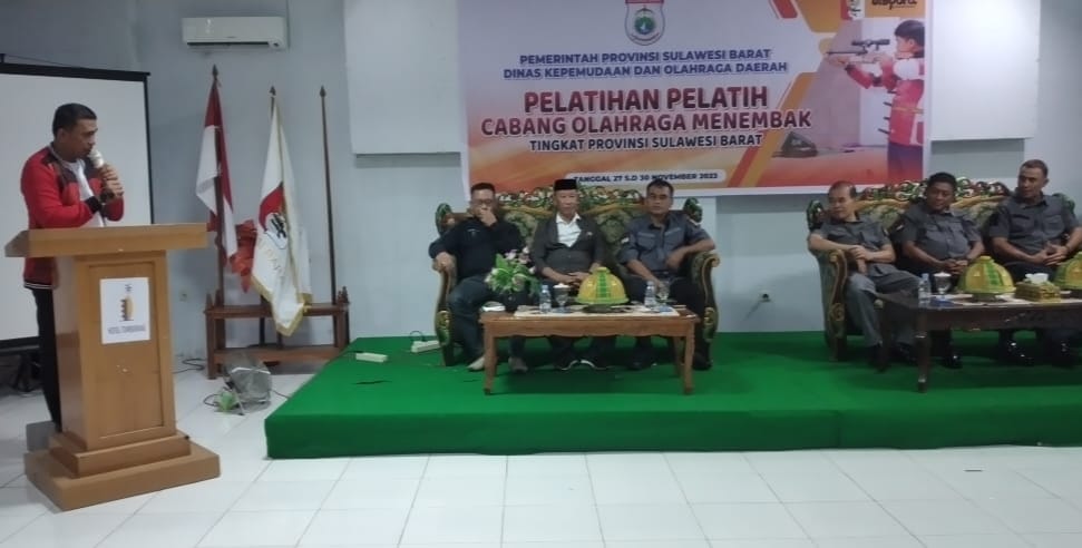 Ketua Komisi IV DPRD Sulbar Hadiri Pelatihan Pelatih Cabor Menembak Berlisensi C Nasional
