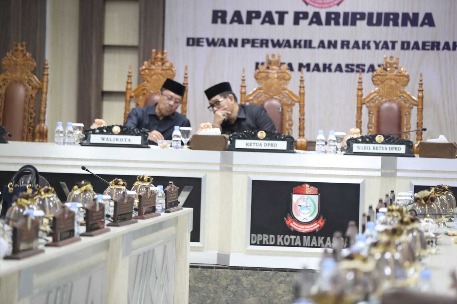 Sekda Kota Makassar Hadiri Rapat Paripurna Tanggapan 9 Fraksi Terkait Tiga Ranperda