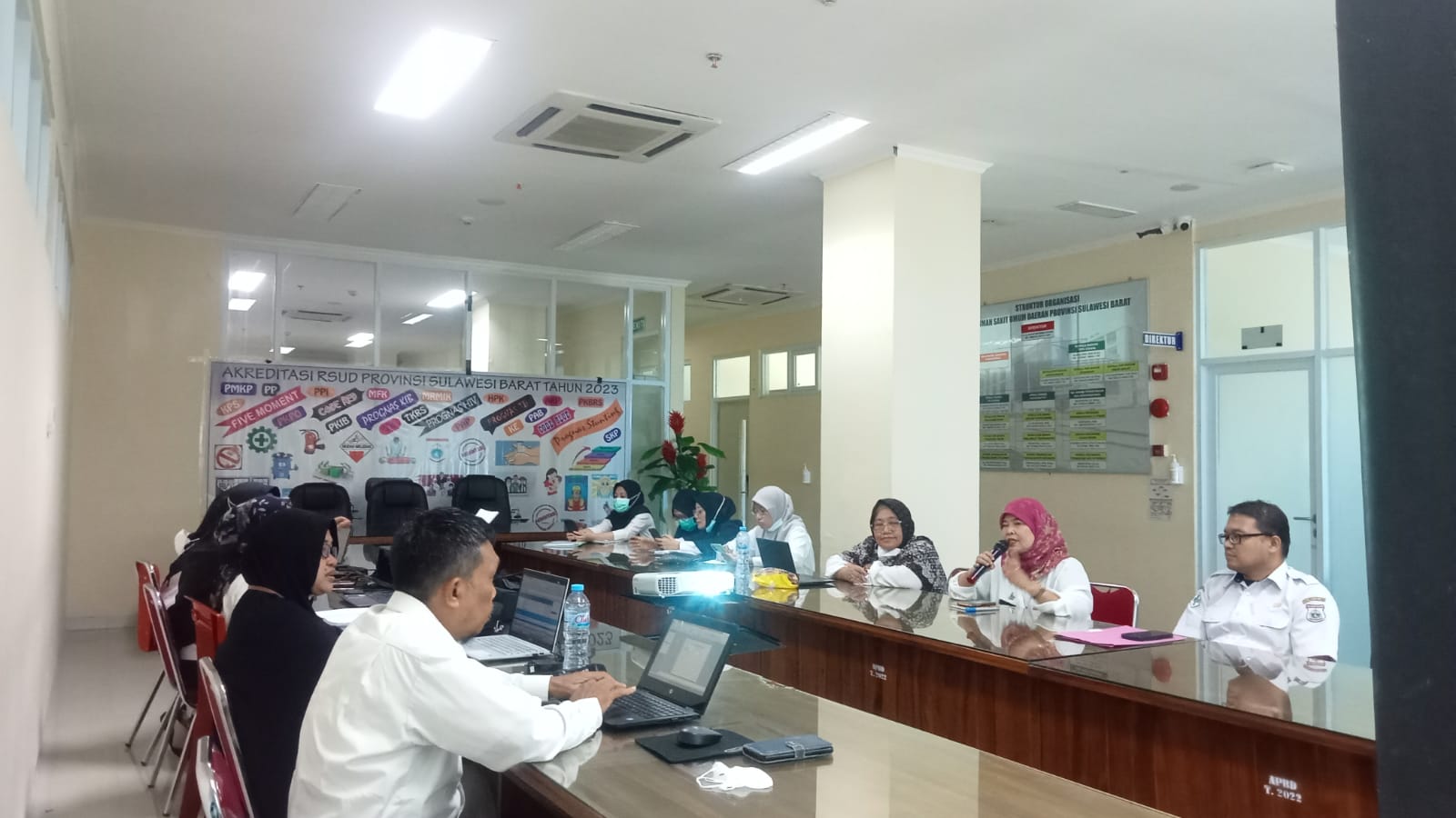 Desk Anggaran RSUD Sulbar Gelar Rapat, Untuk Penyusunan RKA APBD dan RAB BLUD Pokok Tahun 2024