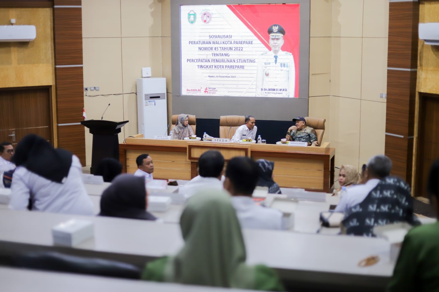 Percepatan Penurunan Stunting, Pemkot Parepare Sosialisasikan Perwali Hadirkan TGUPP Sulsel
