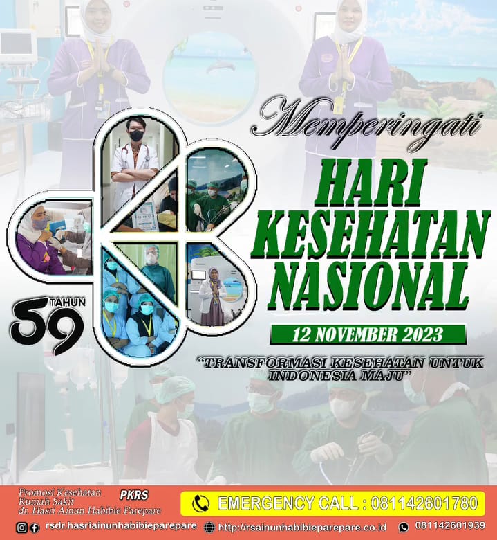 Selamat Hari Kesehatan Nasional, RS Hasri Ainun Habibie Dukung Transformasi Kesehatan untuk Indonesia Maju