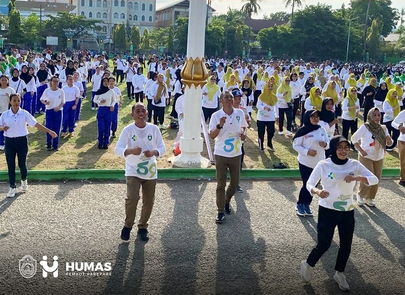 Hari Kesehatan Nasional di Parepare, Pj Wali Kota Akbar Ali Ingatkan Pentingnya Jaga Kesehatan 