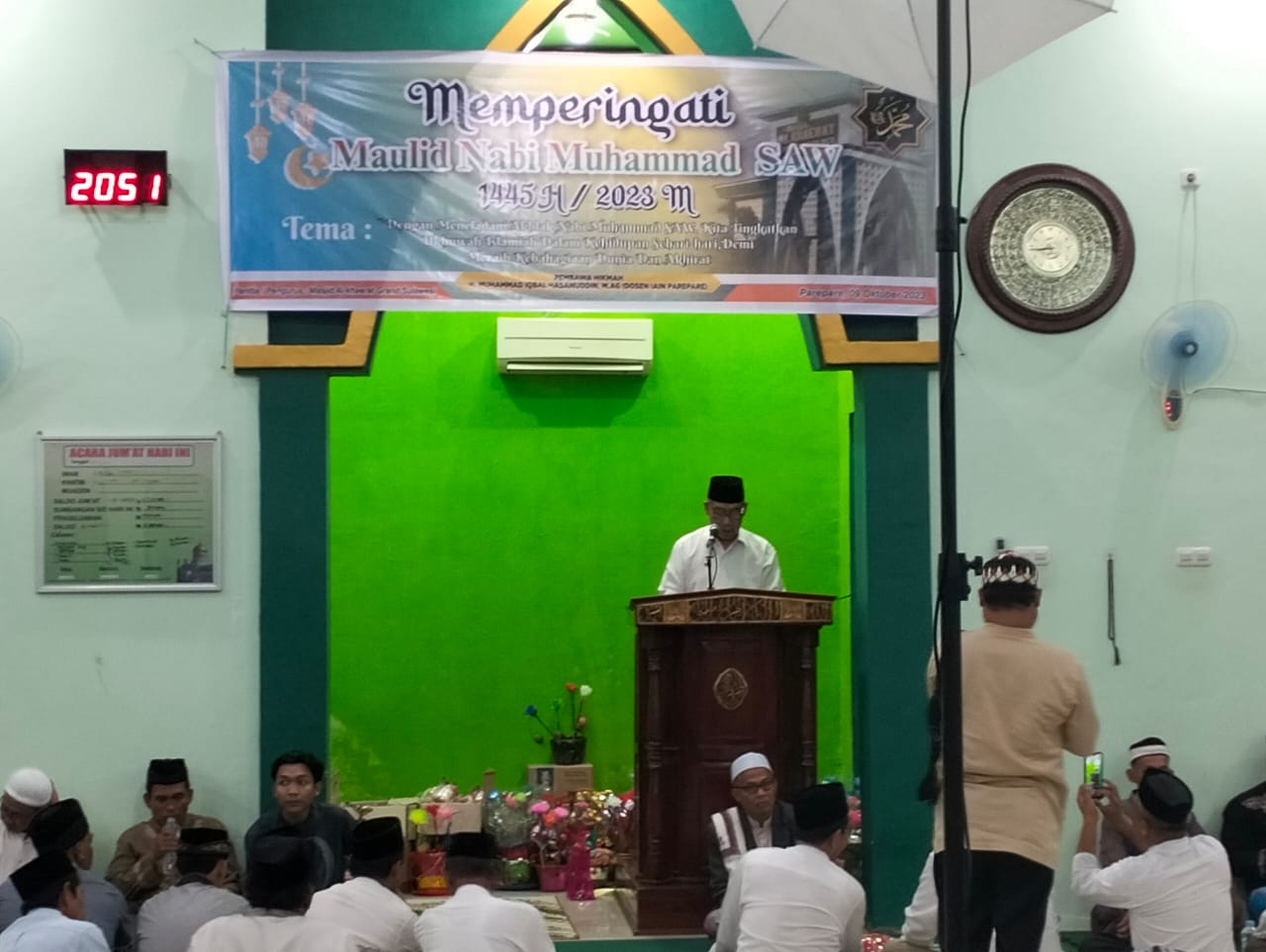 Hadiri Maulid di Masjid Al Khaerat, Pangerang Rahim Pesankan 4 Sifat Rasulullah Sebagai Uswatun Hasanah