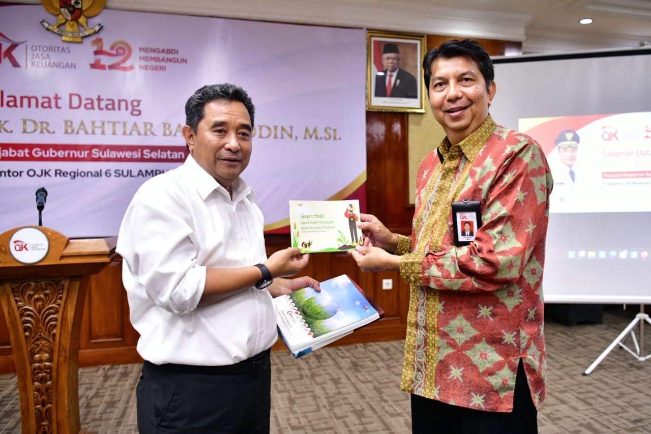 Bersama OJK Sulsel, Pj Gubernur Bahas Literasi Keuangan dan Ekosistem Bisnis Budidaya Pisang 