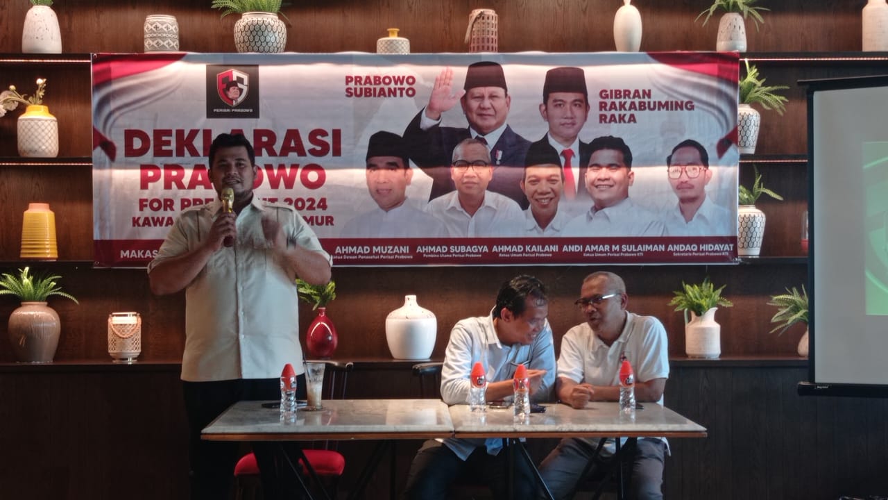 Putra Sulung Mentan RI, Kawal Pemenangan Prabowo-Gibran Presiden 2024 di Indonesia Timur