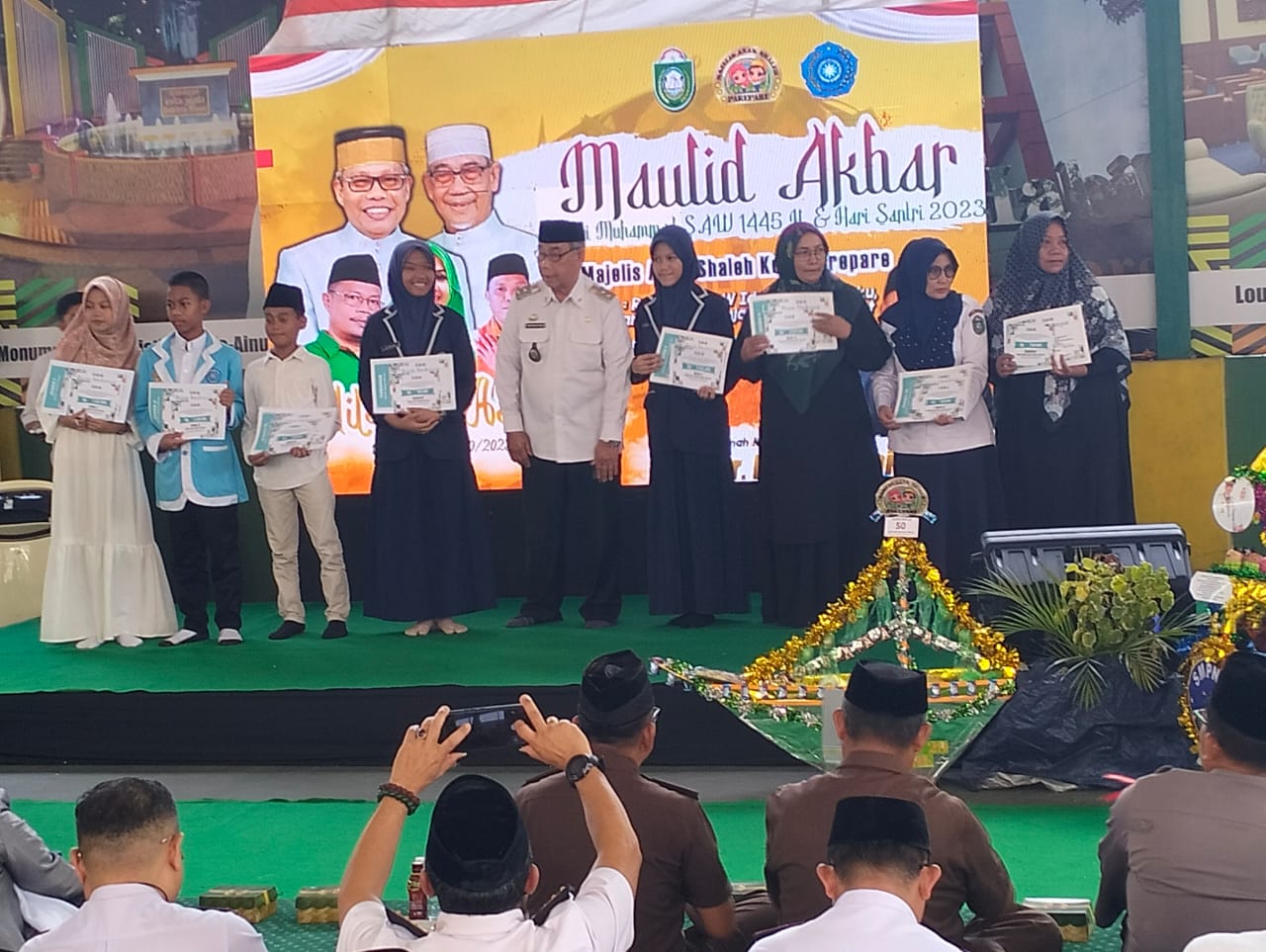 Semarak Maulid, Hari Santri dan Milad MAS, Wawali Parepare Ajak Terus Jaga Pembangunan Kota Cinta