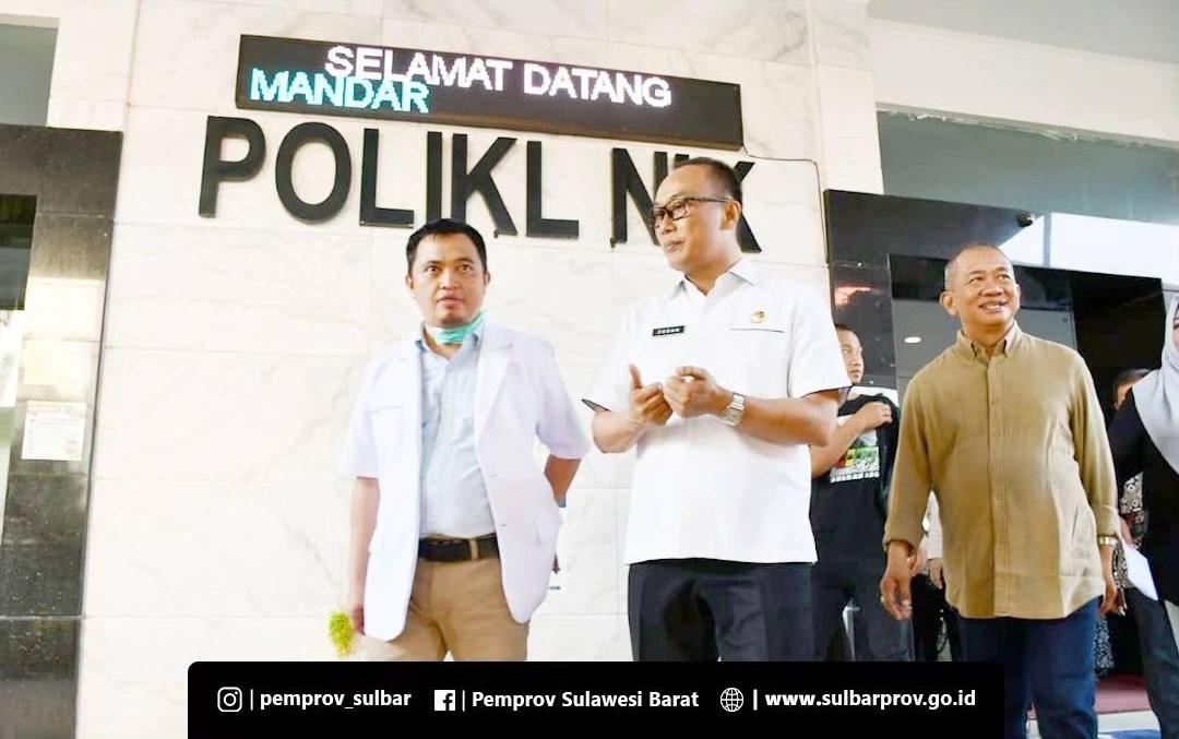 Kunjungi RSUD Hj Andi Depu Polman, Pj Gubernur Janji akan Terus Beri Dukungan Anggaran