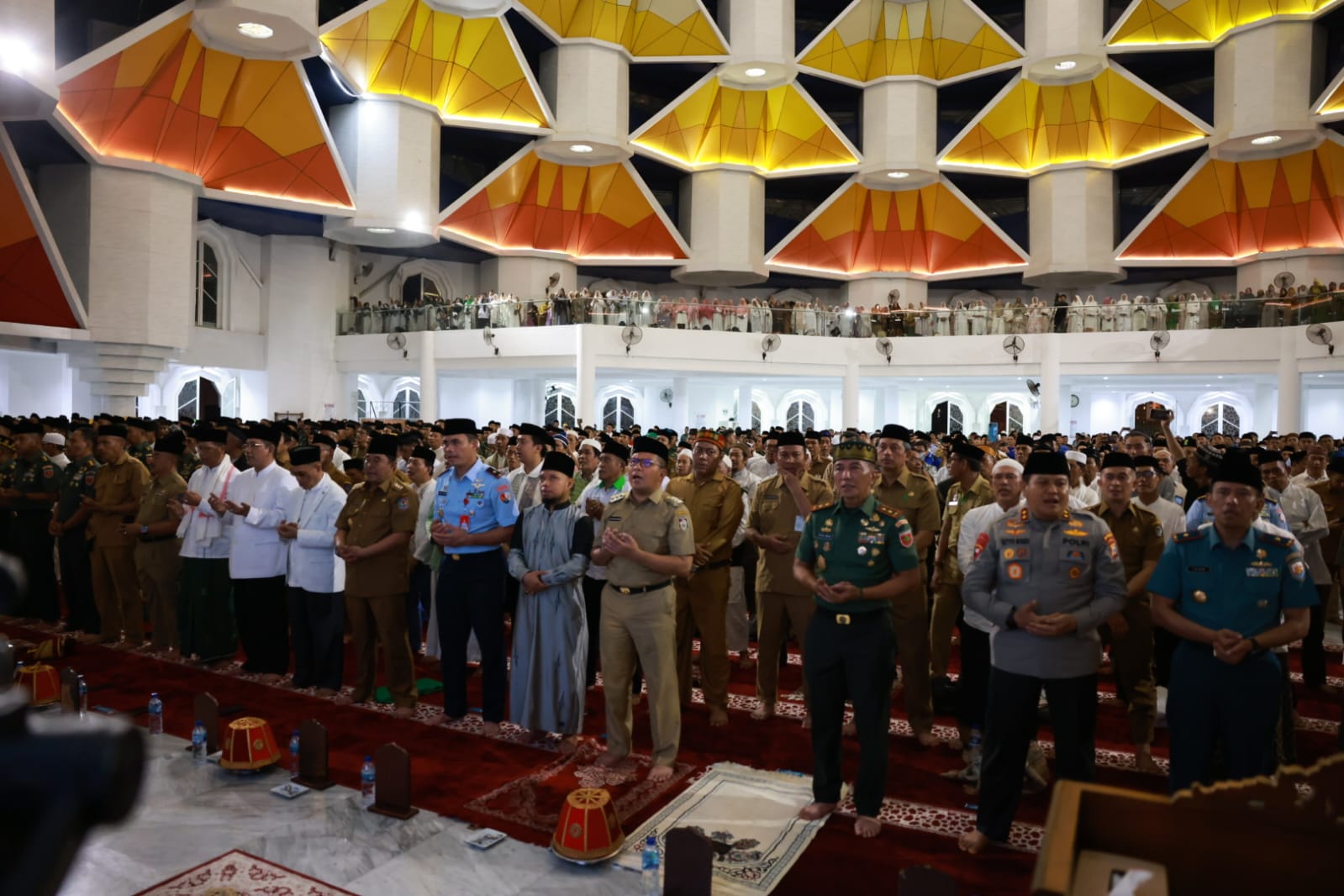 Wali Kota Makassar, Pj Gubernur, Pangdam XIV Hasanuddin dan Kapolda Ikuti Sulsel Bersalawat