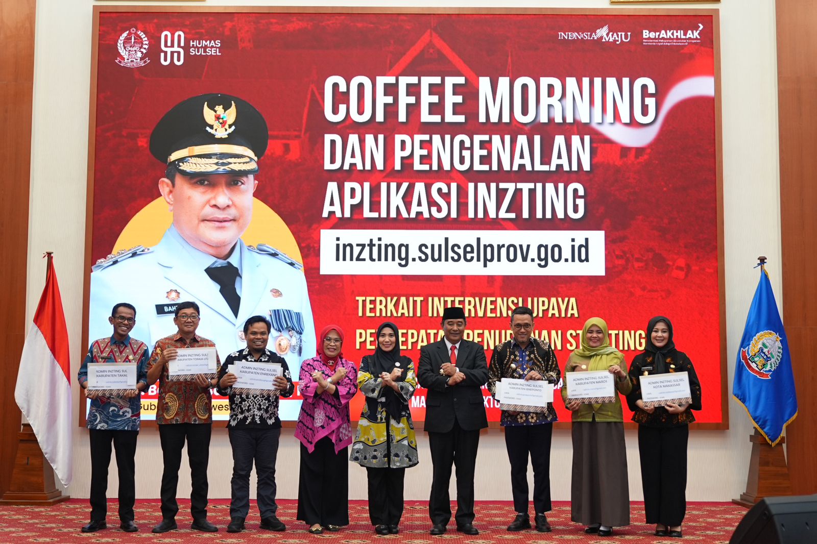 Pj Gubernur Sulsel Harap Inzting Stunting Jadi Aplikasi Nasional 