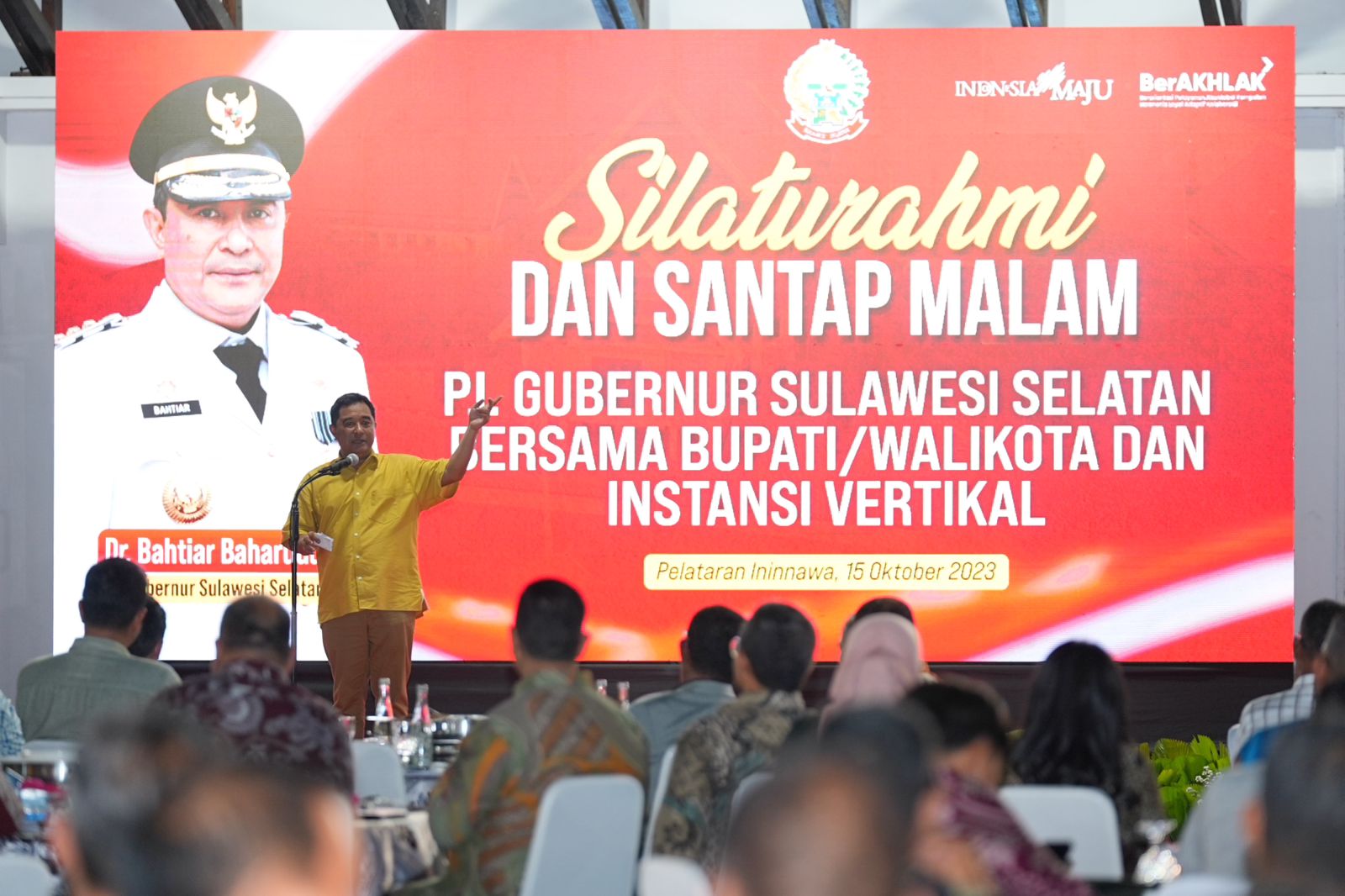 Terus Perkuat Sinergitas, Taufan Pawe Hadiri Silaturahmi dan Jamuan Pj Gubernur Sulsel