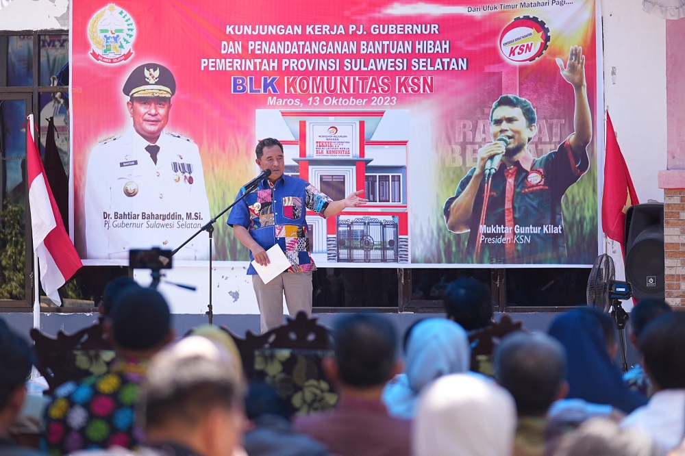 Pemprov Sulsel Hibahkan Rp400 Juta untuk BLK Kejuruan Las FSPBI-KSN 