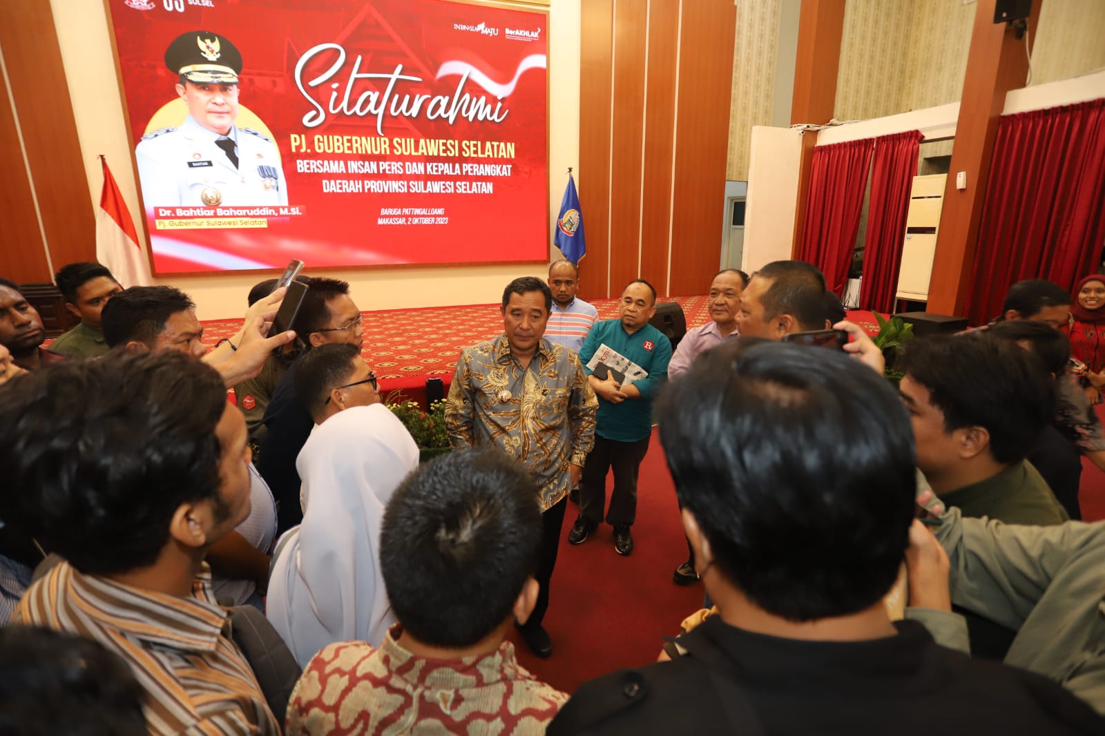 Pj Gubernur Bahtiar Silaturahmi Bareng Insan Pers, paparkan Program Strategis, Menuai Apresiasi