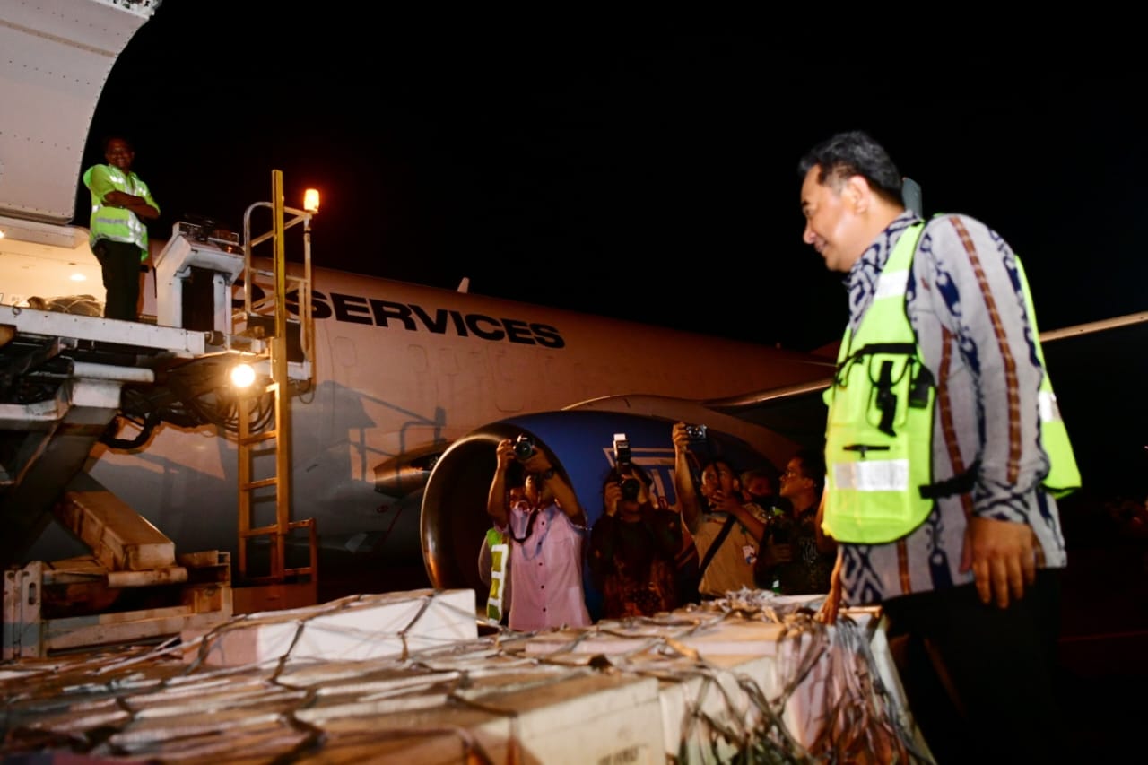 Lepas Ekspor Komoditi Perikanan ke Hongkong, Pj Gubernur Bahtiar Berharap Kualitas Lebih Terjamin, Fresh dan Berdaya Saing