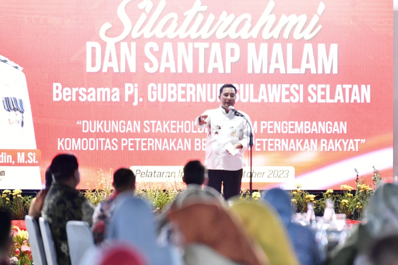 Penanganan Stunting, Pj Gubernur Sulsel Dorong Pelaku Usaha Hewan Ternak Tingkatkan Produksi