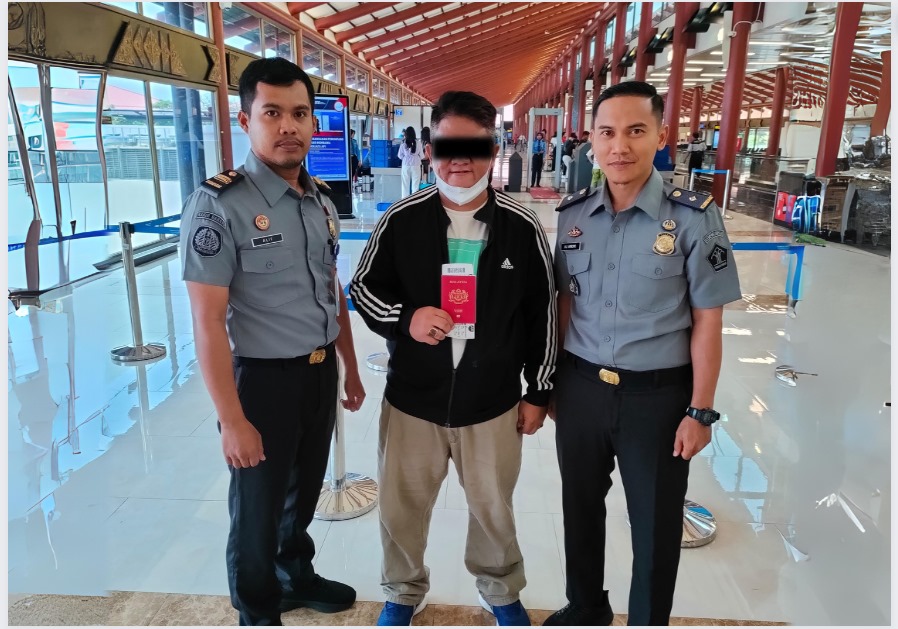 Kantor Imigrasi Mamuju Mendepostasi Warga Malaysia Lewat Bandara Soekarno-Hatta