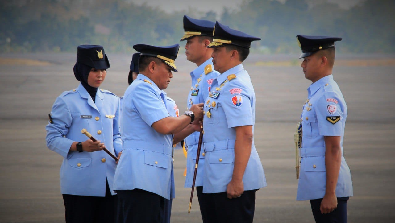 Sertijab Danlanud Sultan Hasanuddin Dipimpin Pangkoopsud II, Marsma TNI Bonang Gantikan Marsma TNI Benny
