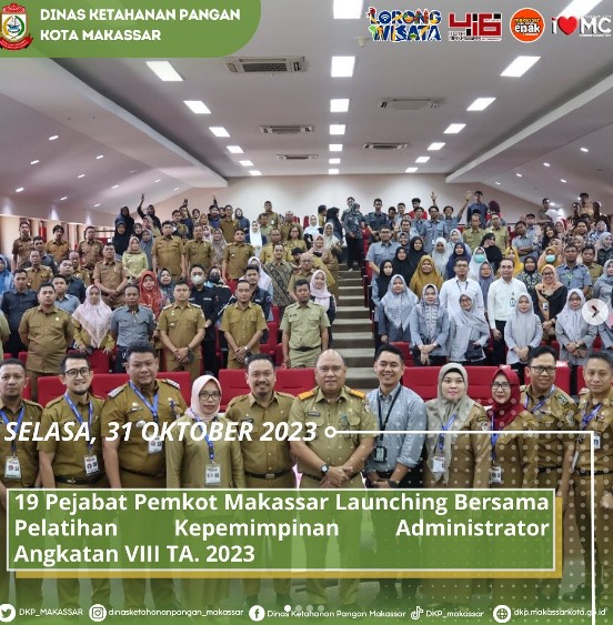 Kadis Ketahanan Pangan Hadiri Launching Pelatihan Kepemimpinan Administrator Angkatan VIII 