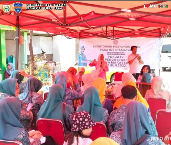 Ketua PKK Ujung Tanah Terima Kunjungan PKK Makassar, Monitoring Posyandu Ceria