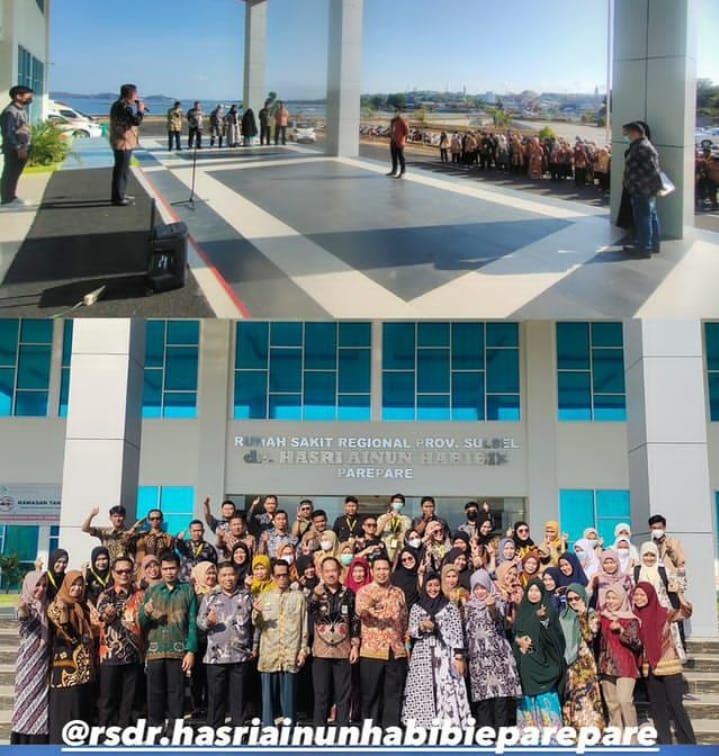 Awali Oktober Tepat Hari Batik Nasional, Jajaran RS HAH Semangat Kenakan PDH Batik