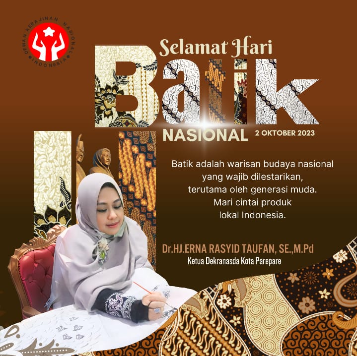 Maknai Hari Batik Nasional, Erna Rasyid Taufan Ungkap Hubungan Batik dan Syiar Islam