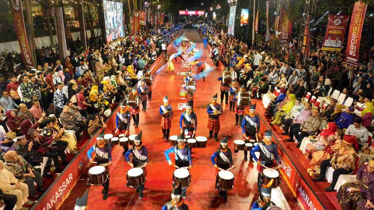 Karnaval Budaya HUT Kota Makassar Dikemas Mirip Festival Awa Odori di Jepang