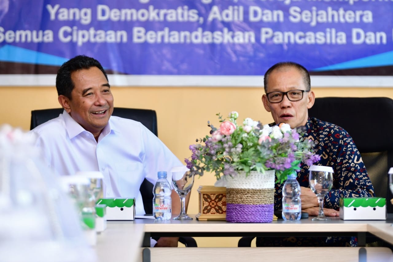 Bersilaturrahmi dengan PGIW Sulselbara, Pj Gubernur Bahtiar: Peranan Tokoh Agama Sangat Penting dalam Membantu Pemerintah