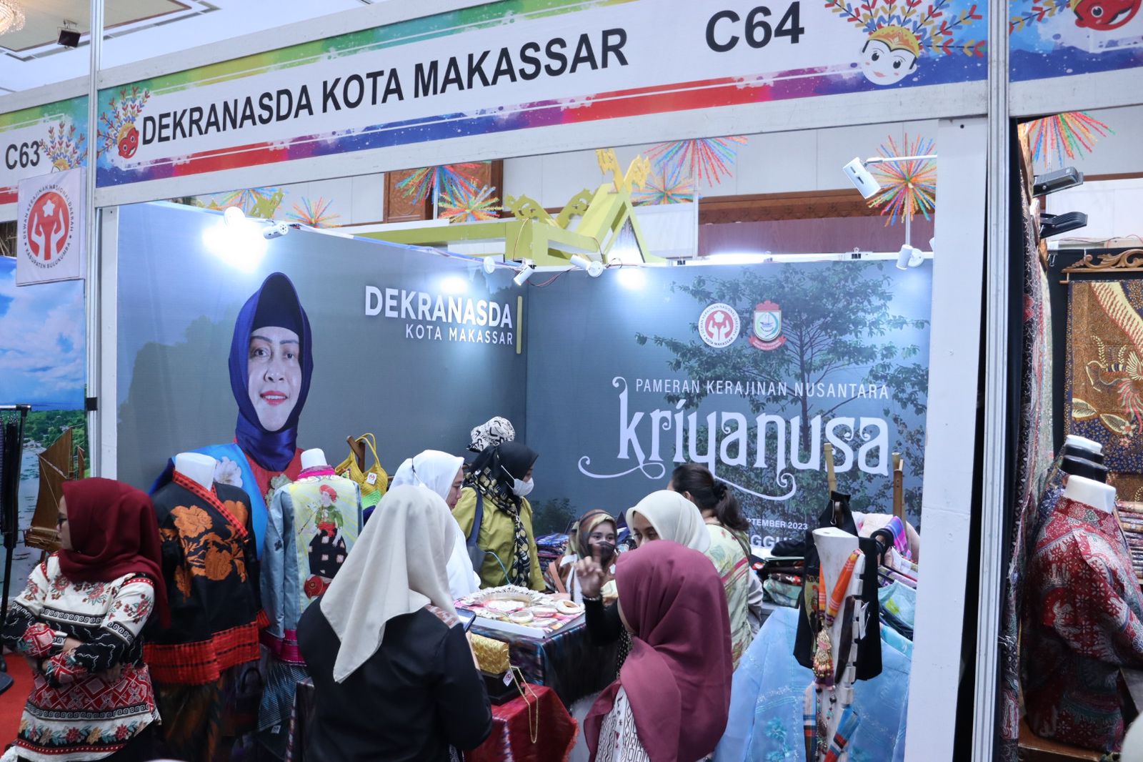Dorong Pengembangan UMKM Kriya, Ketua Dekranasda Makassar Dukung Penyelenggaraan Pameran Kriyanusa