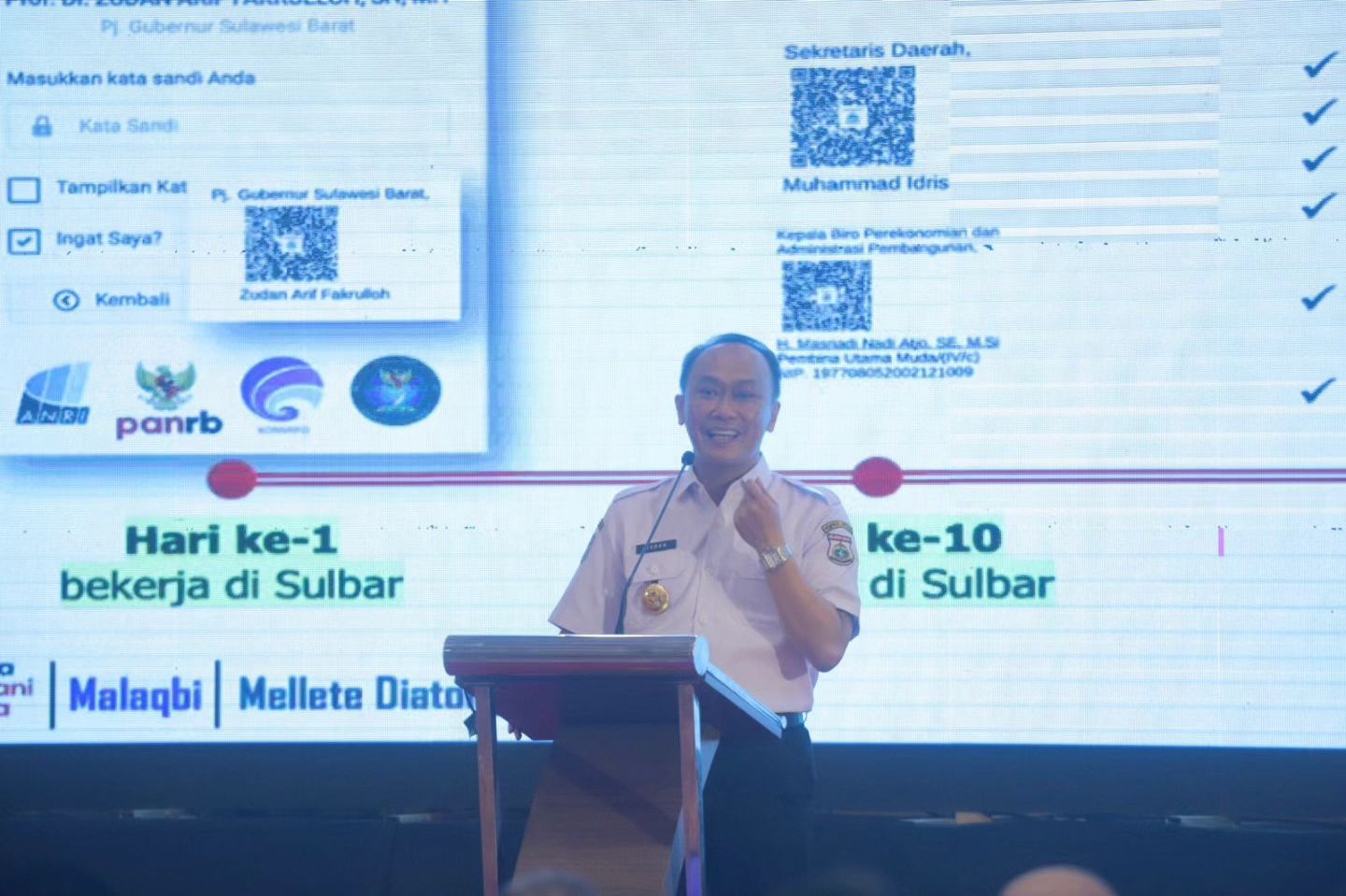 Tiga Bulan Jabat Pj Gubernur Sulbar, Prof Zudan Sudah Raih Tiga Penghargaan