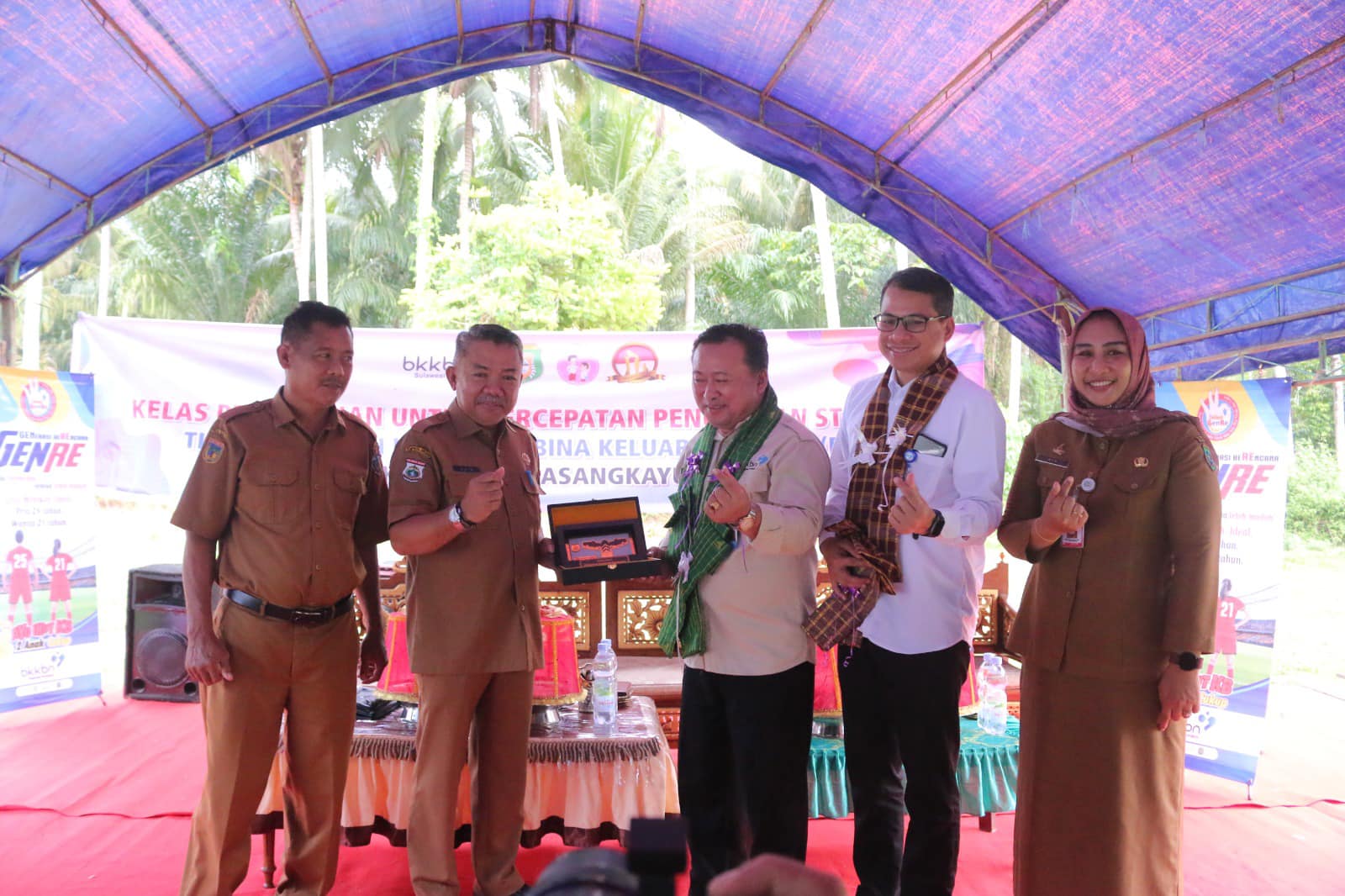 Mewakili Bupati, Sekda Pasangkayu Sambut BKKBN Sulbar dan Sulteng Terkait Percepatan Penurunan Stunting