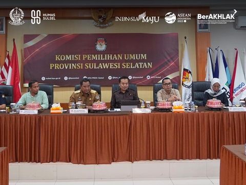 Pj Gubernur Bahtiar Bertemu KPU Sulsel, Tegaskan Komitmen Untuk Pastikan Anggaran Pemilu dan Pilkada