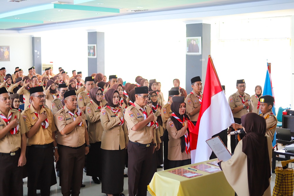 Lantik Saka Widya Budaya Bakti Pangkalan Disdikbud Parepare, Erna Rasyid Taufan Ingatkan Dasa Darma Pramuka