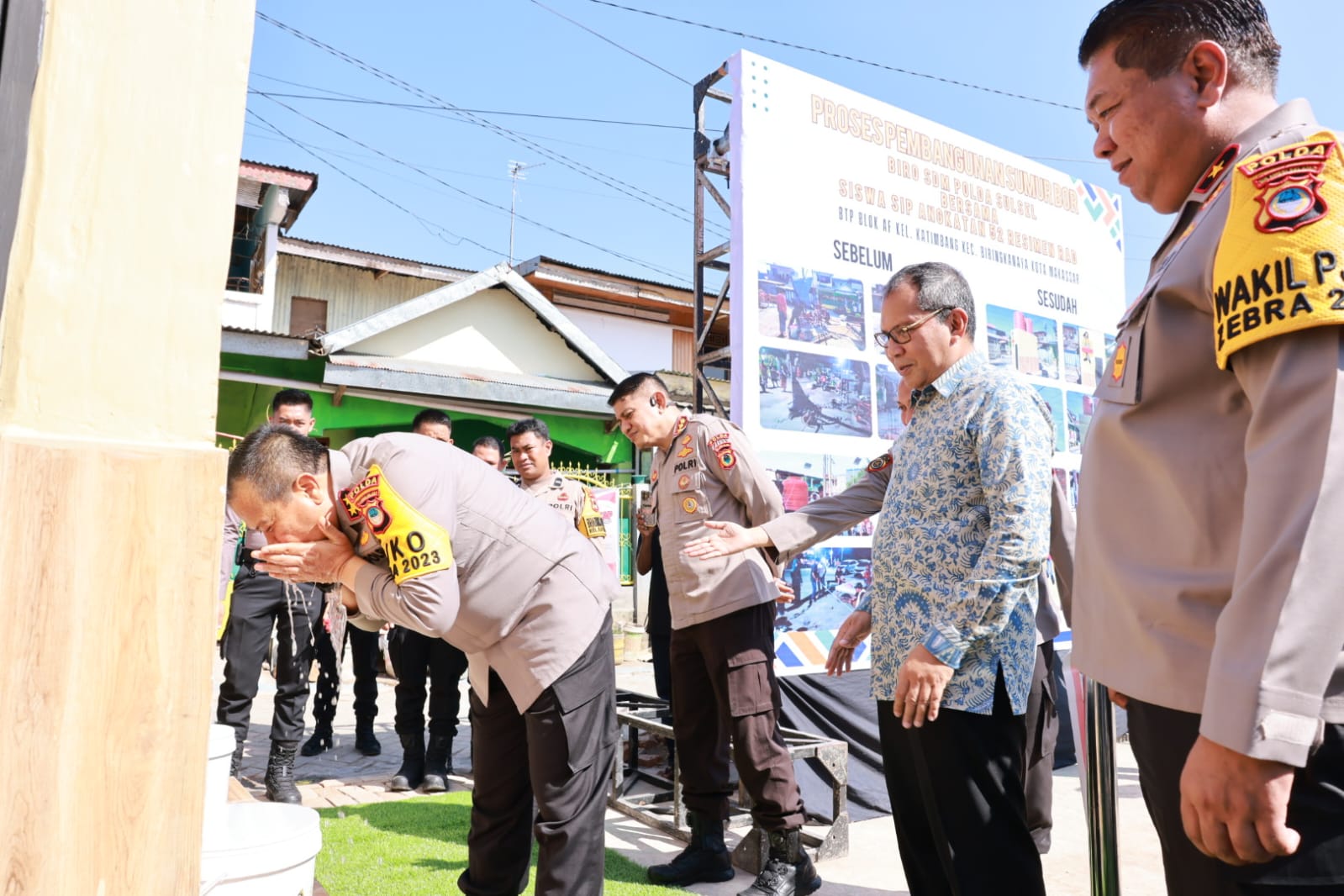 Danny Pomanto-Kapolda Sulsel Kolaborasi Hadirkan Sumur Bor Atasi Kekeringan