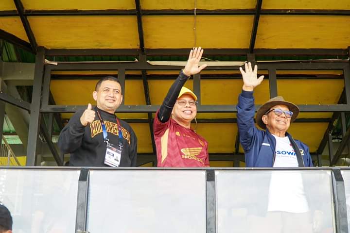 Taufan Pawe Bersama Aksa Mahmud dan Appi Beri Dukungan di GBH Parepare, PSM Menang 2-0 Atas Barito Putra