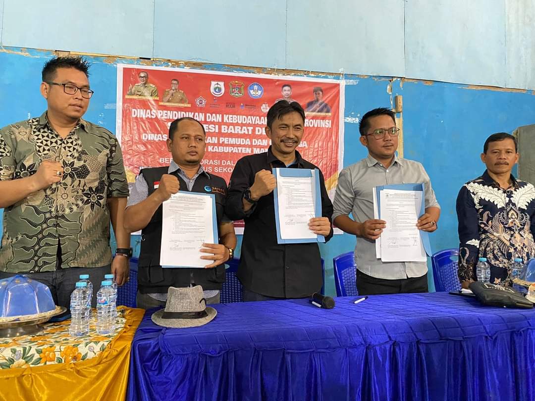 Disdikbud Sulbar Bersama Disdikpora Mamuju Kompak Targetkan Zero ATS di Desa Saletto