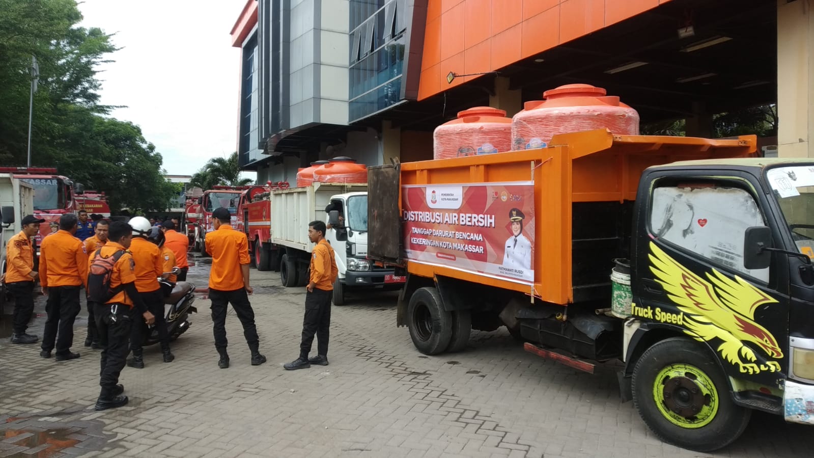 Makassar Darurat Air Bersih, BPBD Kota Sigap Atasi Langsung 