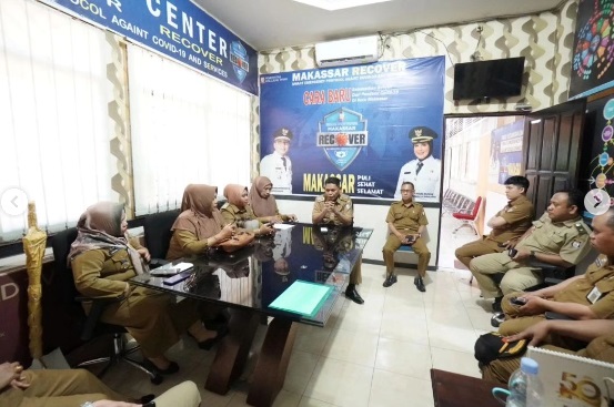 Evaluasi Kinerja Laskar Pelangi, Camat Ujung Tanah Rakor Bersama Para Lurah