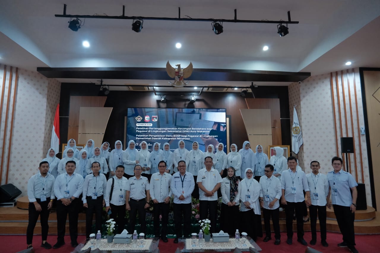 Pegawai Sekretariat DPRD Makassar Ikuti Pelatihan Pertanggungjawaban Keuangan Bendahara yang Diadakan Badan Diklat PKN BPK Gowa