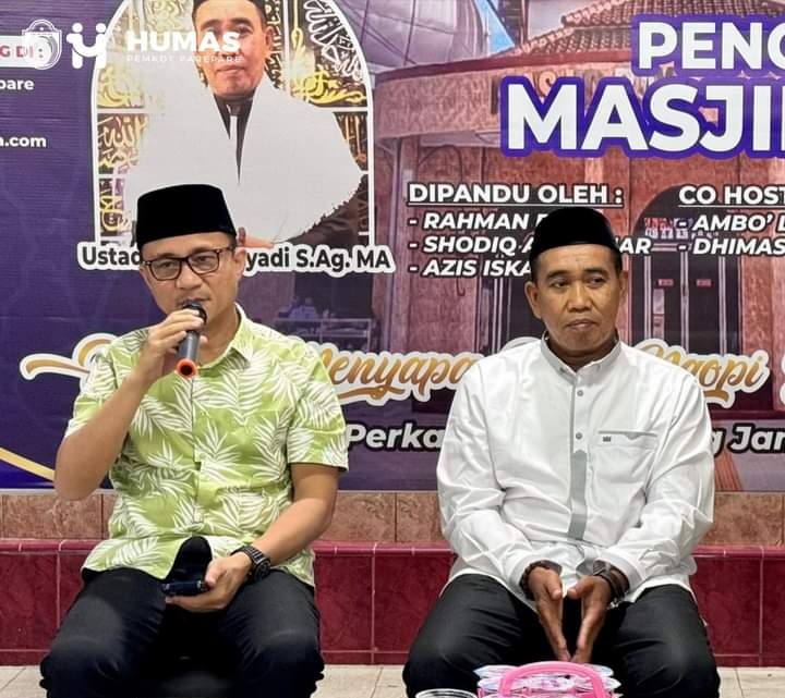 Pemerintah Menyapa dan Ngopi Berjamaah di Masjid Raya, Pemkot Parepare Ajak Semarakkan HUT RI Kibarkan Merah Putih 