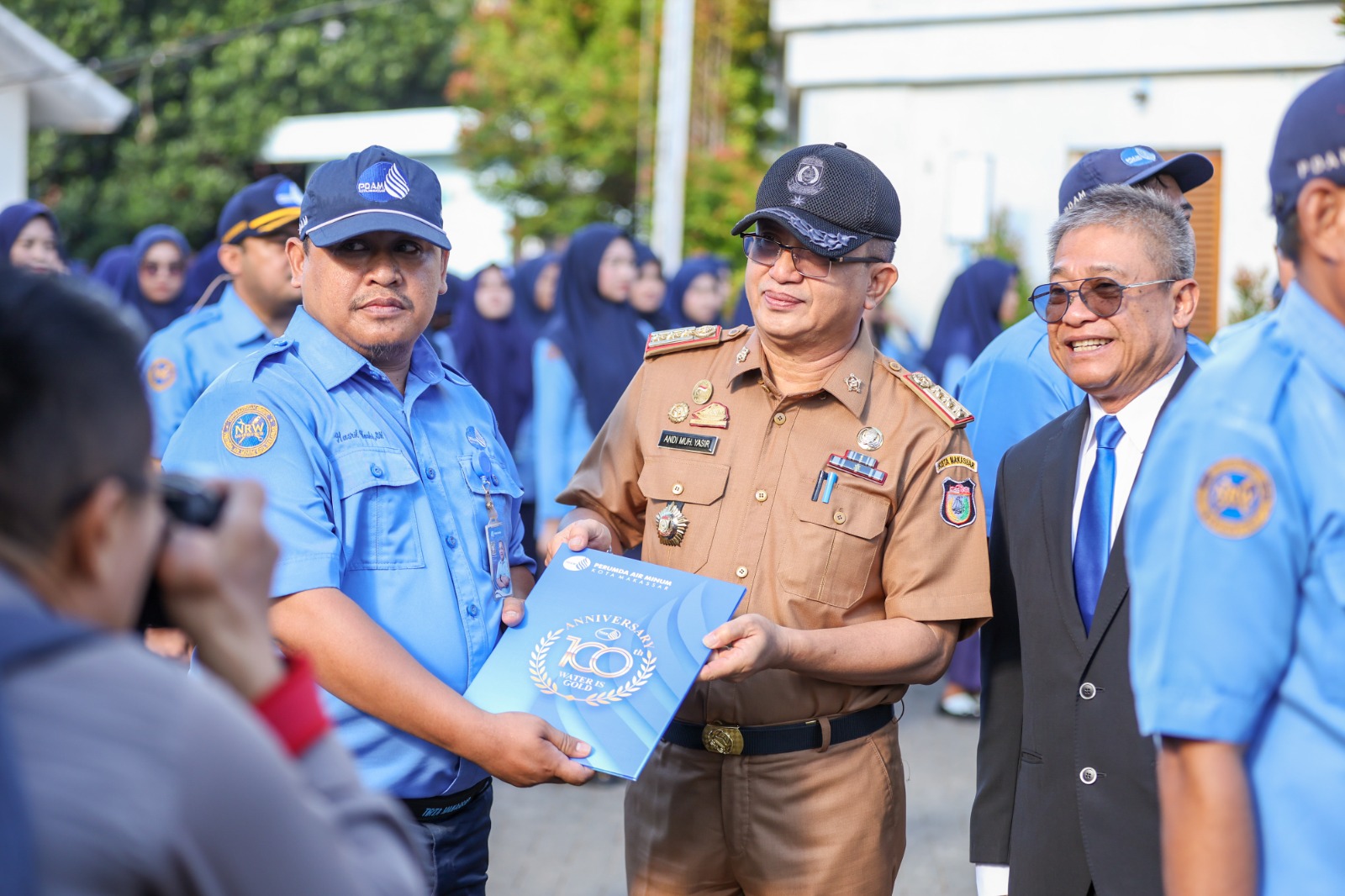 Asisten I Wakili Wali Kota Danny Pomanto Hadiri Peringatan 100 Tahun PDAM Makassar