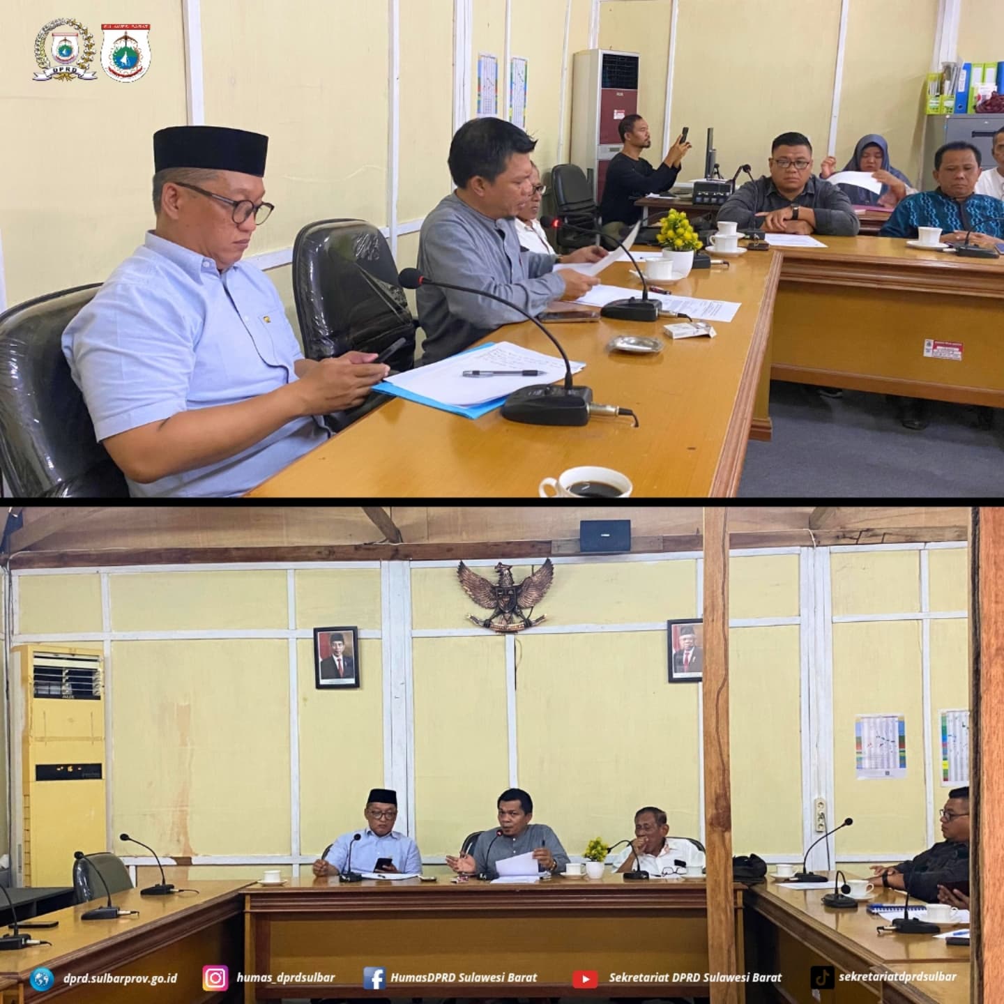 Komisi IV DPRD Sulbar Gelar RDPU Bersama HMI, GMNI dan IMM, Bahasa Rencana Refocusing Anggaran Beasiswa