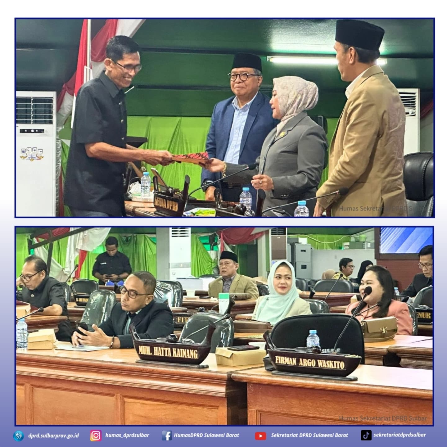 Anggota Dewan Taufiq Agus Sampaikan Pandangan Umum Fraksi Golkar Terhadap Penjelasan Gubernur